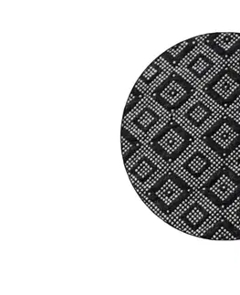 Koupelnové předložky L'essentiel Koupelnový kobereček DogBath 80 cm černý