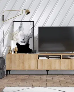 Televizní stolky Televizní stolek ROSS dub