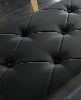 Židle Jídelní lavice ZETHOS Dekorhome Černá