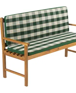 Zahradní nábytek Fieldmann FDZN 9120 potah na lavici šíře 120 cm, zelená