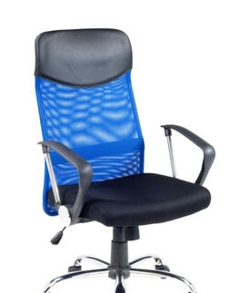 Kancelářské židle Kancelářské křeslo MEDANG, černá/modrá