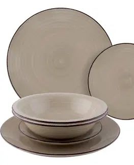 Sady nádobí Lamart LT9111 kulaté talíře Trendy, 6 ks