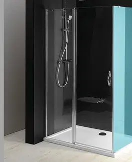 Sprchové kouty GELCO ONE sprchové dveře s pevnou částí 1200 čiré sklo GO4812
