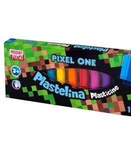 Hračky ASTRA - Školní plastelína 12 barev Minecraft Pixel One, 303221005