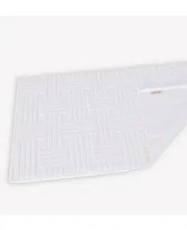 Koberce a koberečky Matějovský Koupelnová předložka Penny bílá, 50 x 80 cm