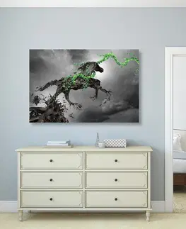 Obrazy zvířat Obraz kůň v jedinečném provedení