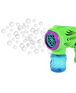 Hračky na zahradu RAPPA - Pistole na bubliny se zásobníkem a zvukem
