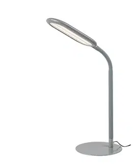 Lampičky Rabalux 74008 stolní LED lampa Adelmo, 10 W, šedá