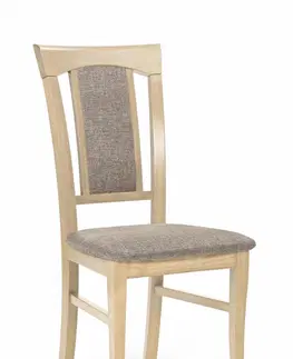 Židle HALMAR Jídelní židle Rado dub sonoma/hnědá