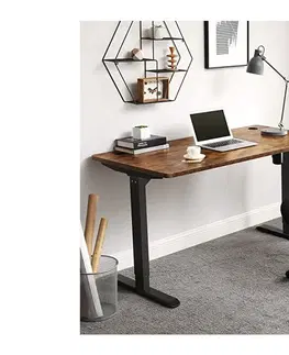 Kancelářské a psací stoly Nastavitelný elektrický rám stolu černý