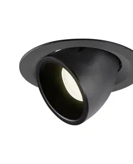 LED podhledová svítidla SLV BIG WHITE NUMINOS GIMBLE M zápustné stropní svítidlo černé 4000 K 20° 1005957
