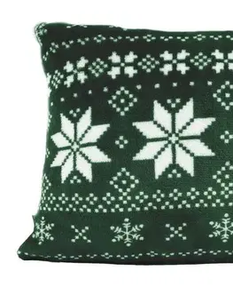 Polštáře Kontrast Vánoční polštář NORDICO 40 x 40 cm zelený