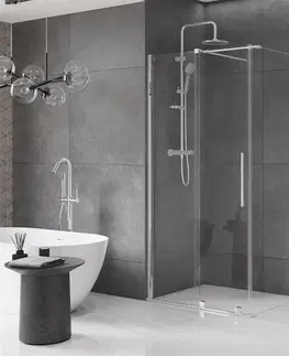 Sprchové kouty MEXEN/S Velar sprchový kout 150 x 100 cm, transparent, chrom 871-150-100-01-01