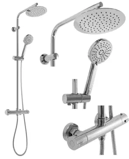 Sprchy a sprchové panely Sprchový set Rea BLISS stříbrný