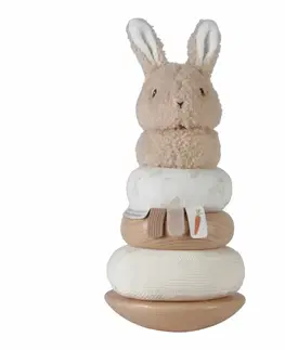 Hračky LITTLE DUTCH - Nasazovací kroužky Baby Bunny