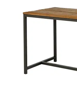 Barové stolky Dkton Barový stůl Nikeesha 130 cm jilm