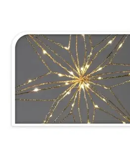 Vánoční dekorace Vánoční závěsná hvězda, 40 LED, 40 cm