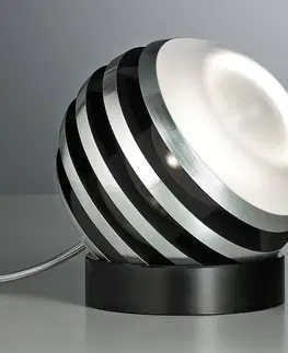 Stolní lampy TECNOLUMEN TECNOLUMEN Bulo - stolní lampa LED, černá