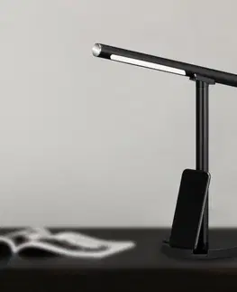 LED stolní lampy BRILONER USB LED nástěnná a stolní lampa, 37 cm, 1,5 W, černá BRILO 7384-015