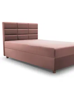 Postele ArtIdz Jednolůžková postel APINO | růžová 120 x 200 cm