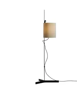 Stojací lampy Carpyen Magnetická stojací lampa, Ø 25 cm, khaki, černý dub