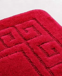 Koupelnové předložky L'essentiel Koupelnová sada koberečků ETHY červená