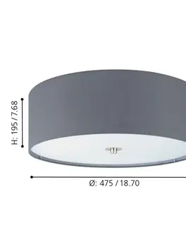 Moderní stropní svítidla EGLO Stropní svítidlo PASTERI 94921