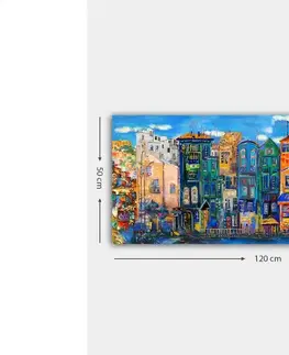 Obrazy Sofahouse Obraz na zeď Maikulu (50 x 120) - 548 vícebarevný