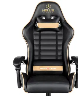 Herní křesla Herní židle HC-1003 Plus Gold