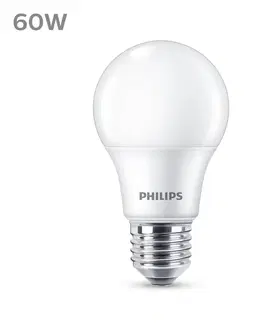 LED žárovky Philips Philips LED žárovka E27 8W 806lm 2700K matná 2ks