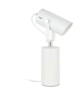 Stolní lampy do kanceláře ZUMALINE A2058-MWH RESI stolní pracovní lampa matná bílá/chrom