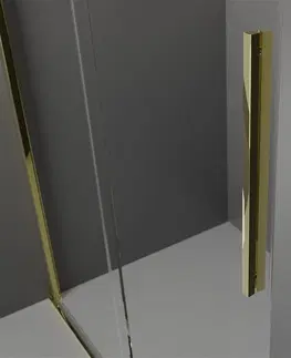 Sprchové kouty MEXEN/S Velar sprchový kout 120 x 85, transparent, zlatá 871-120-085-01-50