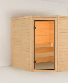 Sauny Interiérová finská sauna 195x195 cm Lanitplast
