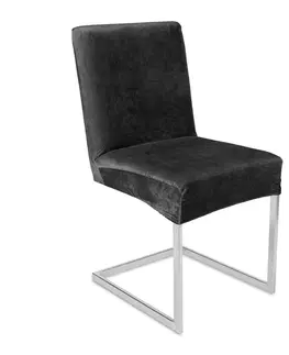Potahy na židle Povlak na židli Steve, 68/48/48cm, Černá
