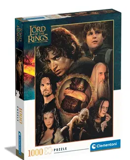Hračky puzzle CLEMENTONI - Puzzle 1000 dílků - The Lord of the Rings