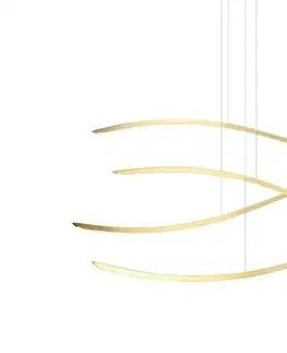 Designová závěsná svítidla AZzardo AZ4058 závěsné svítidlo Waves Gold