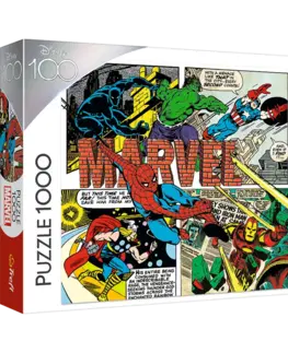Hračky puzzle TREFL - Puzzle 1000 - Neporazitelní Avengeři / Disney 100