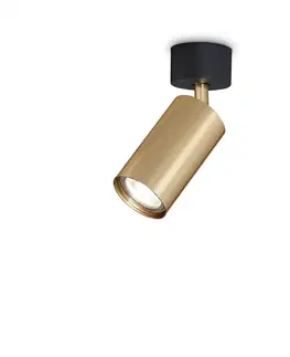 LED bodová svítidla Stropní bodové svítidlo Ideal Lux Dynamite PL1 Nero 231471 GU10 1x28W IP20 černé