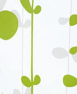 Ložní povlečení Konsimo Povlečení z mikrovlákna ERIGER listy 160x200 cm zeleno-bílé