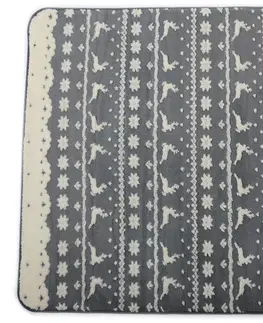 Koberce a koberečky Tutumi Koberec Clover Bergen šedý, velikost 140x200