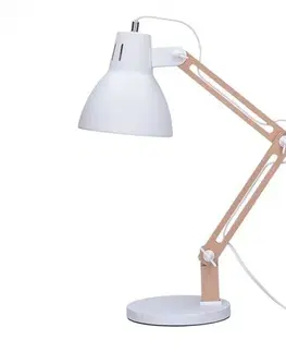 Lampičky Solight WO54-W Stolní lampa Falun, bílá