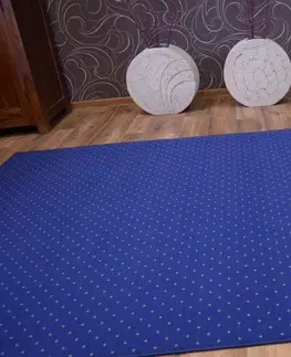 Koberce a koberečky Dywany Lusczow Kusový koberec AKTUA Mateio modrý, velikost 200x400