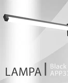 LED osvětlení TooLight Koupelnové svítidlo 20W 100CM APP375-1W černé