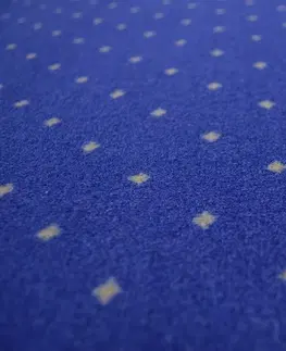 Koberce a koberečky Dywany Lusczow Kusový koberec AKTUA Mateio modrý, velikost 100x300
