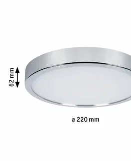 LED stropní svítidla PAULMANN LED Panel Aviar IP44 WhiteSwitch kruhové 300 18W 2.700K chrom 789.26