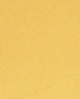 Jídelní sety Jídelní židle otočná 2 ks látka Dekorhome Žlutá