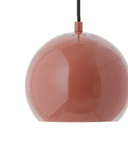 Závěsná světla FRANDSEN FRANDSEN Ball závěsné světlo Ø 18 cm, červená