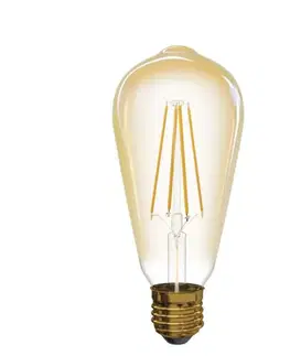 LED žárovky EMOS LED žárovka Vintage ST64 4W E27 teplá bílá+ 1525713210
