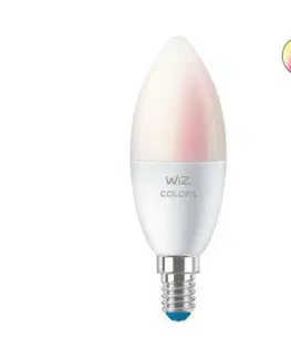 LED žárovky LED Žárovka WiZ Colors 8718699787097 E14 C37 4,9-40W 470lm 2200-6500K, RGB 16 mil.barev, stmívatelná