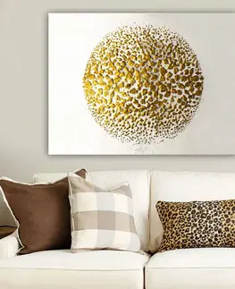 Obrazy Hanah Home Obraz GOLDEN BALL 70x100 cm
